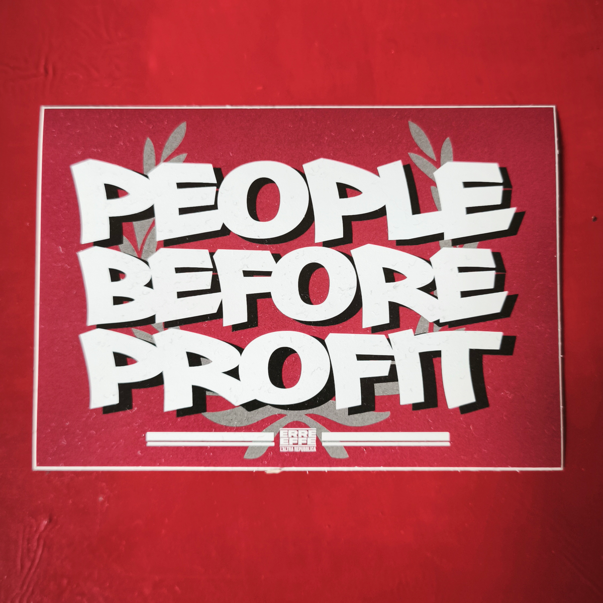 PEOPLE BEFORE PROFIT