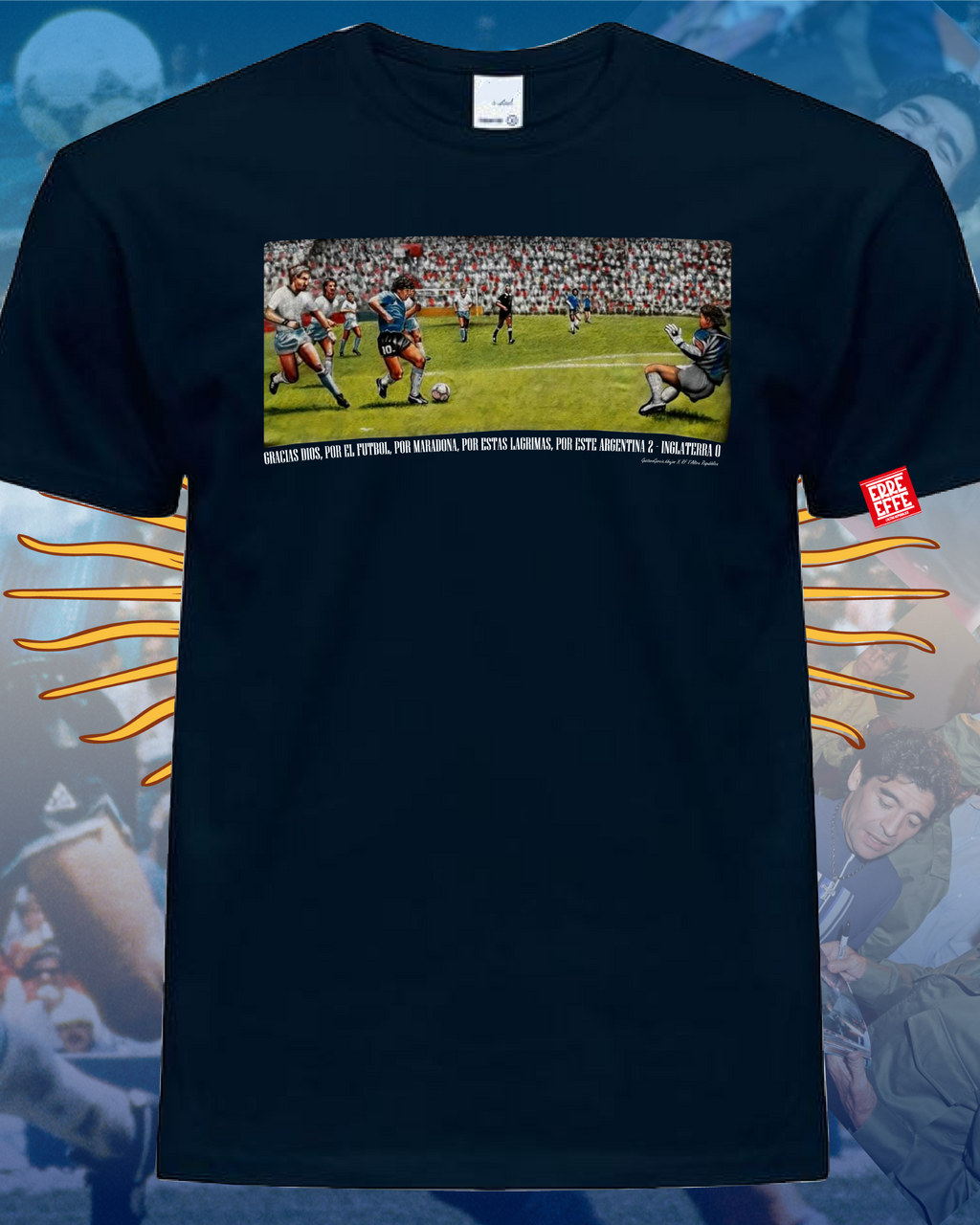 Gracias Dios por el Futbol, por MARADONA, por estas lagrimas.