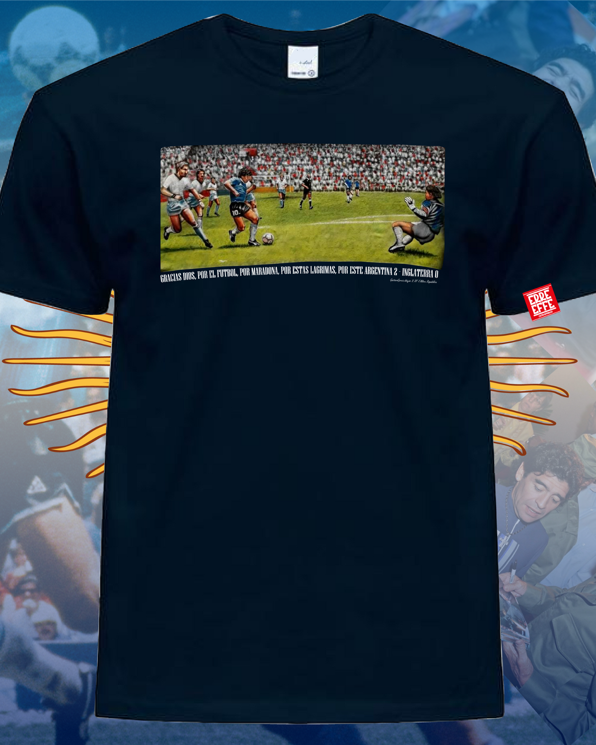 Gracias Dios por el Futbol, por MARADONA, por estas lagrimas.