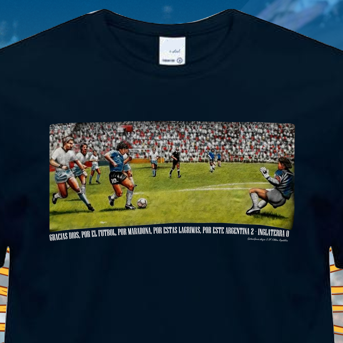 Gracias Dios por el Futbol, por MARADONA, por estas lagrimas.